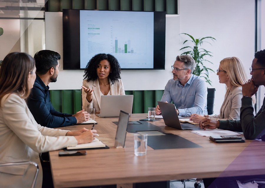 Corporate boardroom