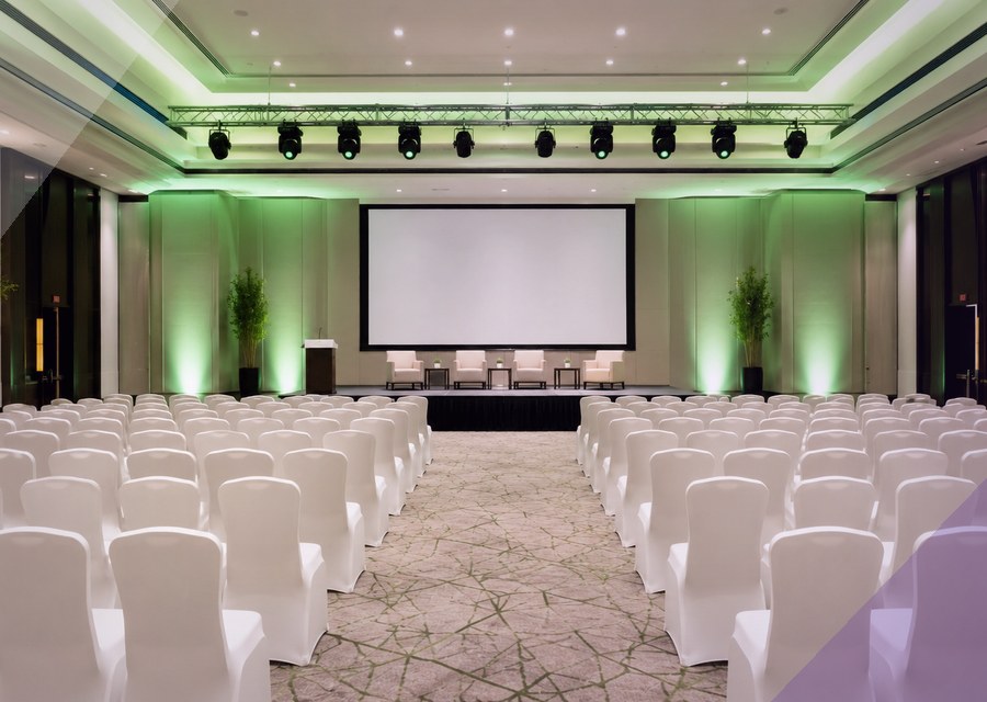 Convention hall setup