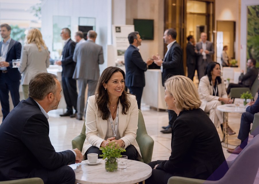 Business networking lounge